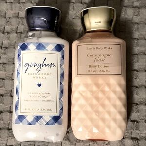 Two new, sealed Bath & Body Works full size 8oz body lotions. Purchased 2022.